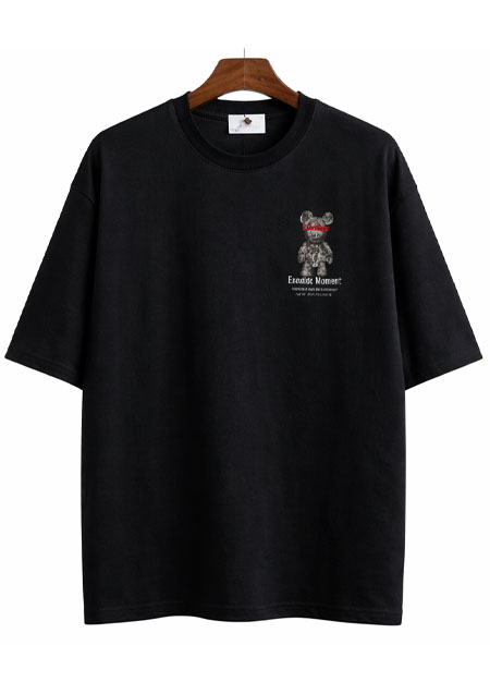 2nd Archive BEAR CAPTUREDTee | BLACK