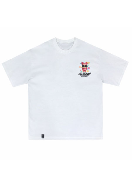 2nd Archive FUNKY SUNGLASS BEAR Tee | WHITE