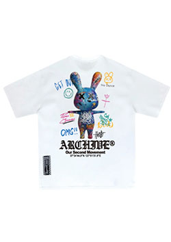 2nd Archive RABBIT Tee | WHITE
