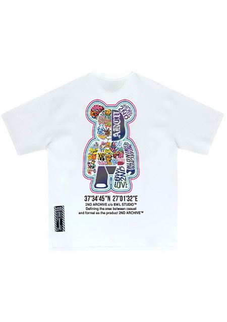 2nd Archive TOY BEAR Tee | WHITE