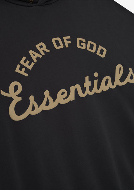 FOG ESSENTIALS Training 90s Hoodie  | FADED BLACK