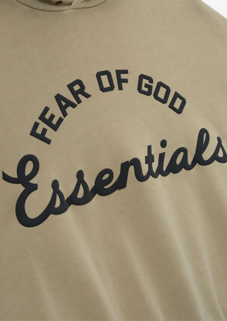 FOG ESSENTIALS Training 90s Hoodie  | FADED DUNE