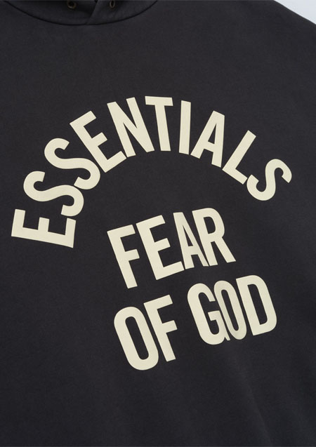 FOG ESSENTIALS Campus 90s Hoodie  | FADED BLACK