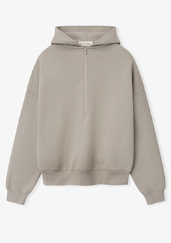 FOG ESSENTIALS Property Lounge Half Zip Hoodie  | SEAL