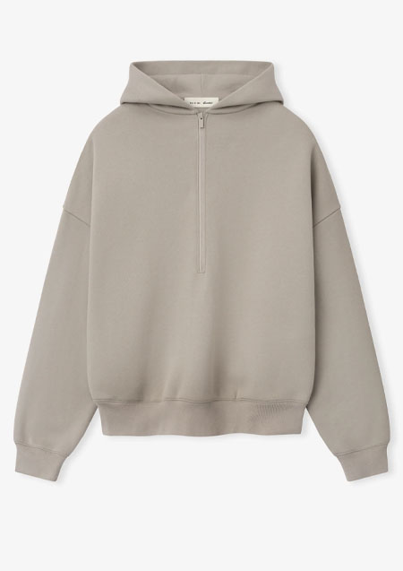 FOG ESSENTIALS Property Lounge Half Zip Hoodie  | SEAL