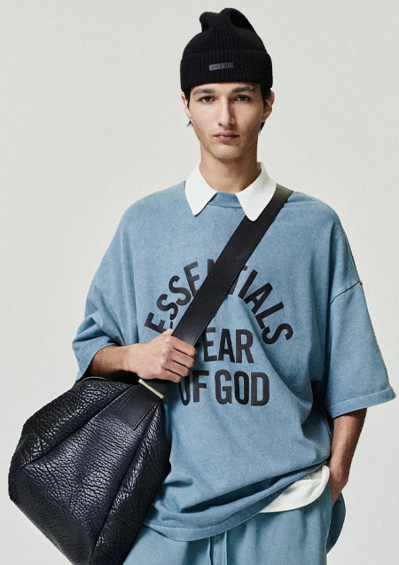 FOG ESSENTIALS Campus 90s Short Sleeve Tee | FADED COASTAL