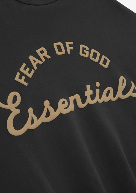 FOG ESSENTIALS Training 90s Crewneck Sweatwshirt | FADED BLACK