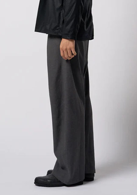 wjk relax banana slacks | charcoal97