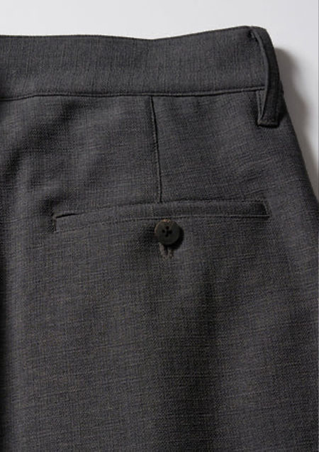 wjk relax banana slacks | charcoal97