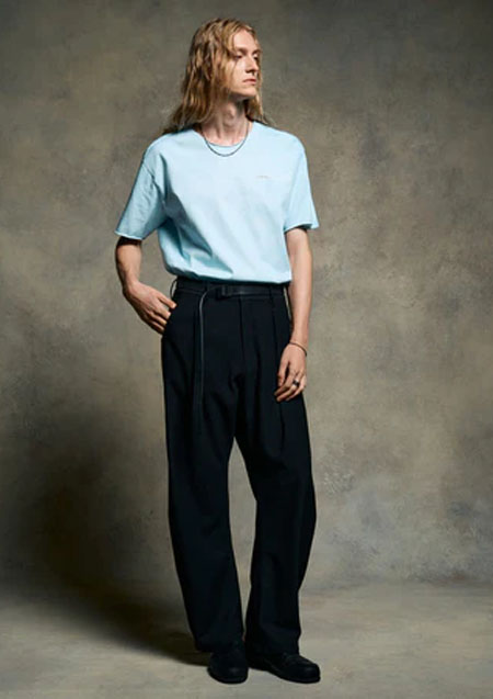 wjk relax banana slacks | black99