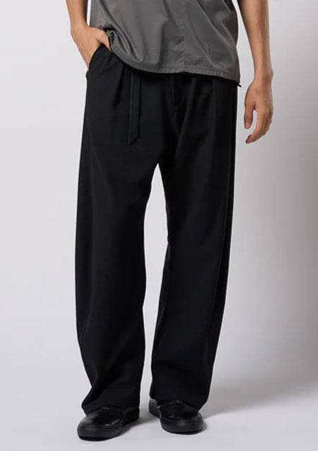 wjk relax banana slacks | black99