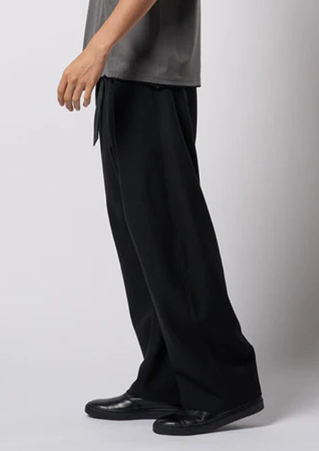 wjk relax banana slacks | black99