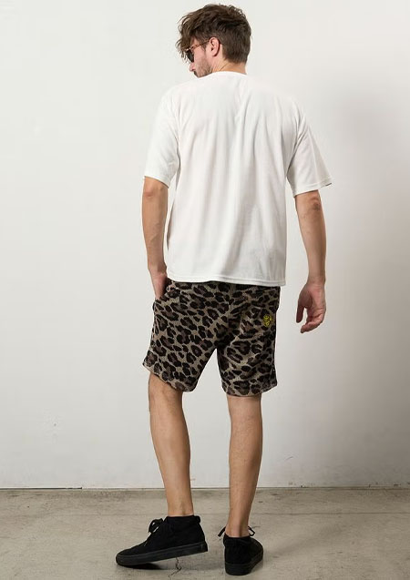 STUD MUFFIN TCパイル アンカーロープ刺繍スマイルパフパッチオーバーサイズSSシャツ Tシャツ | WHITE