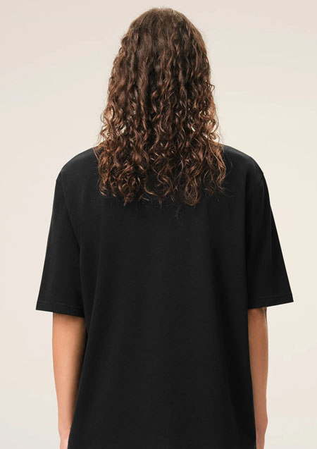 AMI PARIS ヘビーコットンジャージー Ami de Coeur Tシャツ | 001BLACK