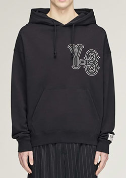 Y-3 ELITE 5 GFX HOODIE | BLACK