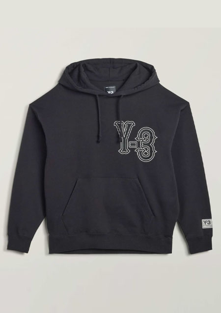 Y-3 ELITE 5 GFX HOODIE | BLACK