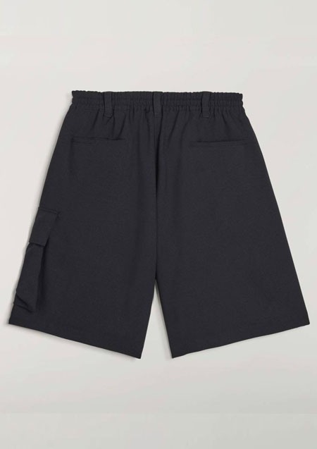 Y-3 SPORT UNIFORM CARGO SHORTS | BLACK