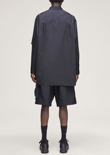 Y-3 SPORT UNIFORM CARGO SHORTS | BLACK
