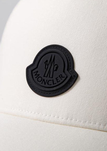 MONCLER LOGO CAP | 034WHITE