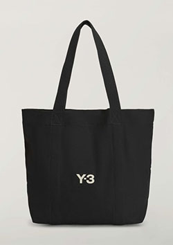 Y-3 CANVAS TOTE BAG | BLACK