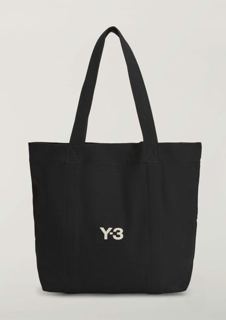 Y-3 CANVAS TOTE BAG | BLACK