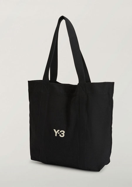 Y-3 CANVAS TOTE BAG | BLACK