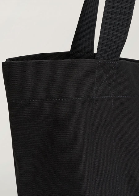 Y-3 CANVAS TOTE BAG | BLACK