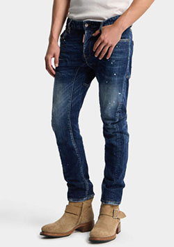 DSQUARED2 BIKER JEAN | 470BLUE