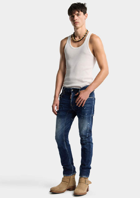 DSQUARED2 BIKER JEAN | 470BLUE