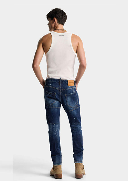 DSQUARED2 BIKER JEAN | 470BLUE