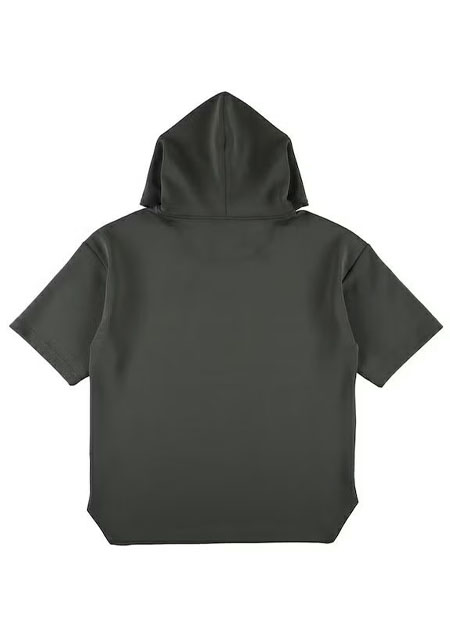 1PIU1UGUALE3 S/S HOODED TEE | 95GRAY