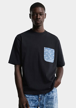 DSQUARED2 Monogram ポケット付き Tシャツ | 900BLACK 