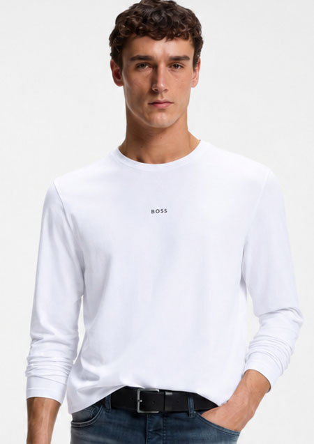 BOSS LS TEE | 100WHITE