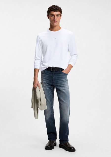 BOSS LS TEE | 100WHITE