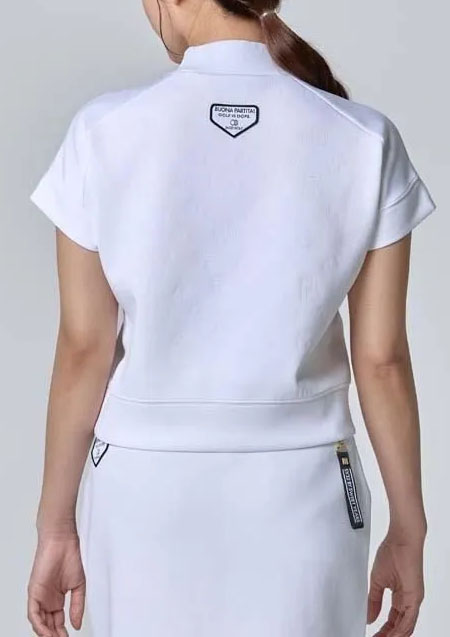 SY32 GOLF DOUBLE MESH KNIT SLEEVLESS SHIRTS | WHITE | LADIES