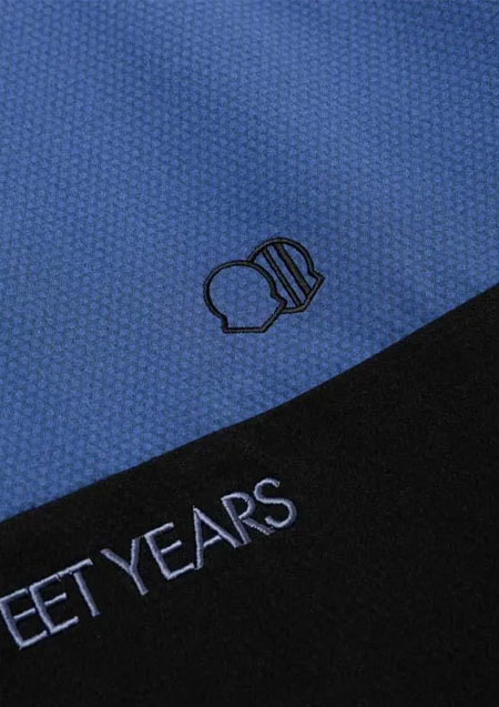 SY32 GOLF FLOAT DRY HALF SLEEVE ZIP SHIRTS | BLUE | MENS