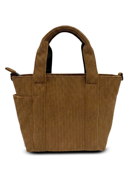 1PIU1UGUALE3 GOLF Corduroy 2WayTote BagSMALL | 75BROWN