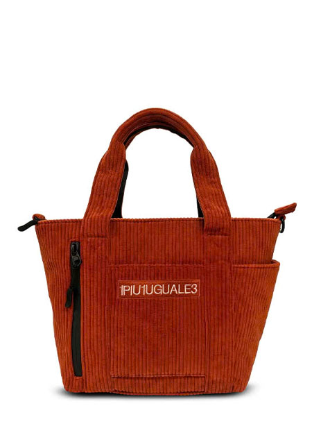 1PIU1UGUALE3 GOLF Corduroy 2WayTote BagSMALL | ORANGE