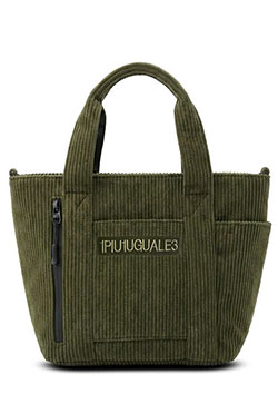 1PIU1UGUALE3 GOLF Corduroy 2WayTote BagSMALL | KHAKI