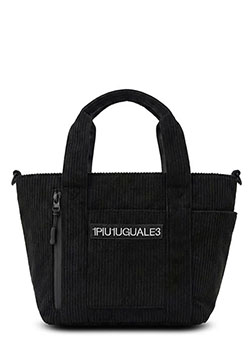 1PIU1UGUALE3 GOLF Corduroy 2WayTote BagSMALL | BLACK