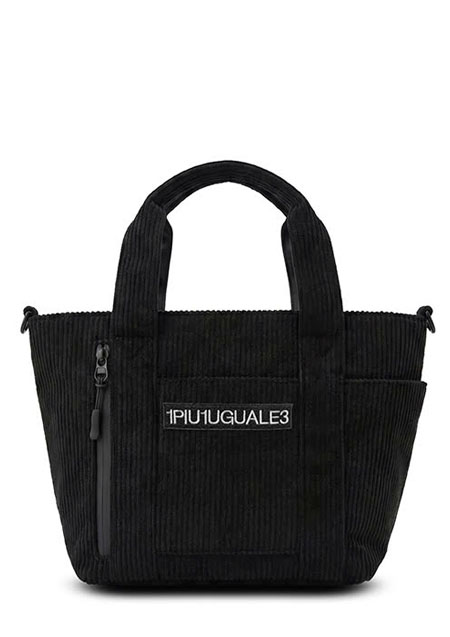 1PIU1UGUALE3 GOLF Corduroy 2WayTote BagSMALL | BLACK