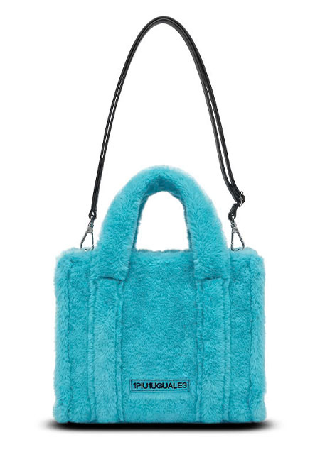 1PIU1UGUALE3 GOLF Fluffy CubeCart Bag | TURQUOISE