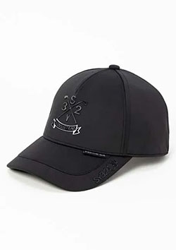 SY32 GOLF DOUBLE FACE CAP SYG-26A9-08 | BLACK