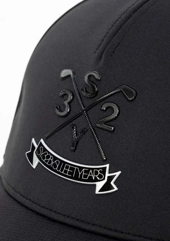 SY32 GOLF DOUBLE FACE CAP SYG-26A9-08 | BLACK