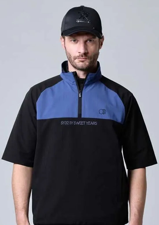 SY32 GOLF DOUBLE FACE CAP SYG-26A9-08 | BLACK