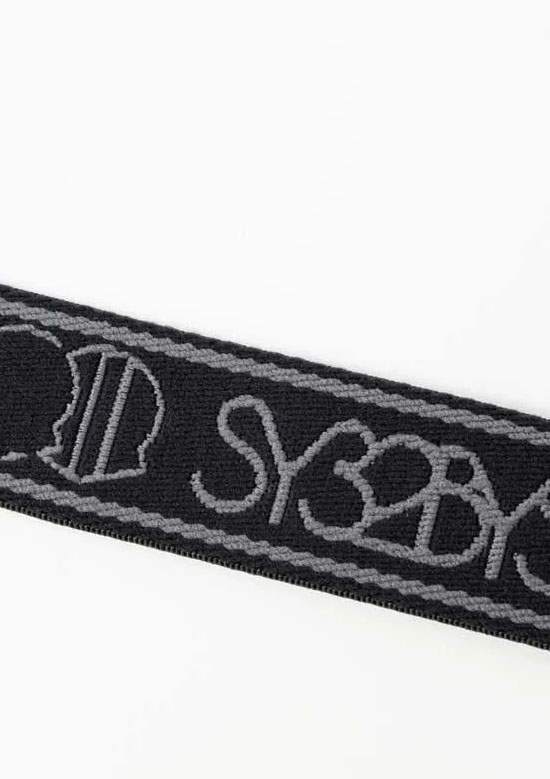 SY32 GOLF STRETCH LOGO TAPE BELT SYG-26A9-05 | BLACK