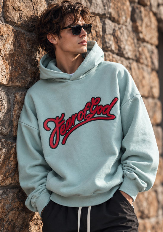 FEAR OF GOD "FEAR OF GOD" CLASSIC FIT HOODIE | 446SKY