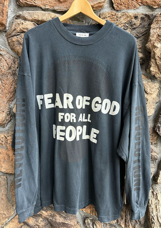 FEAR OF GOD RELAXED LONG-SLEEVE FUTURE TEE FG25FW10-10403HWJ | 001 BLACK