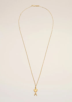 AMI PARIS ブラス Ami De Coeur スモールハンマード ペンダント | 902GOLD