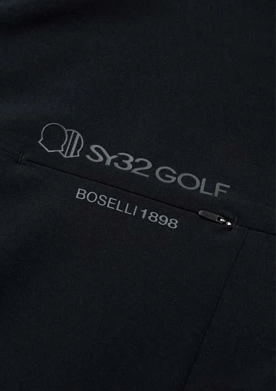 SY-32 GOLF BOSELLI WOVEN SHELL PT SYG-26A2-09 26261211 | BLACK